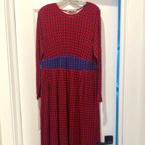 Boden Thea Long Sleeve Jersey Dress